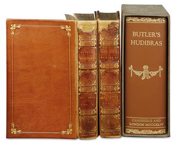 BUTLER, SAMUEL. Hudibras, In Three Parts . . . Corrected and Amended by Zachary Grey.